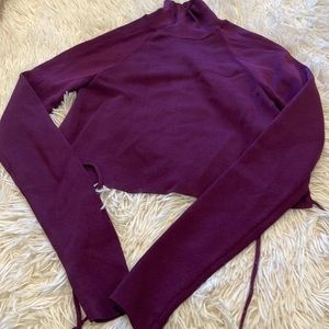 Purple Crop Top